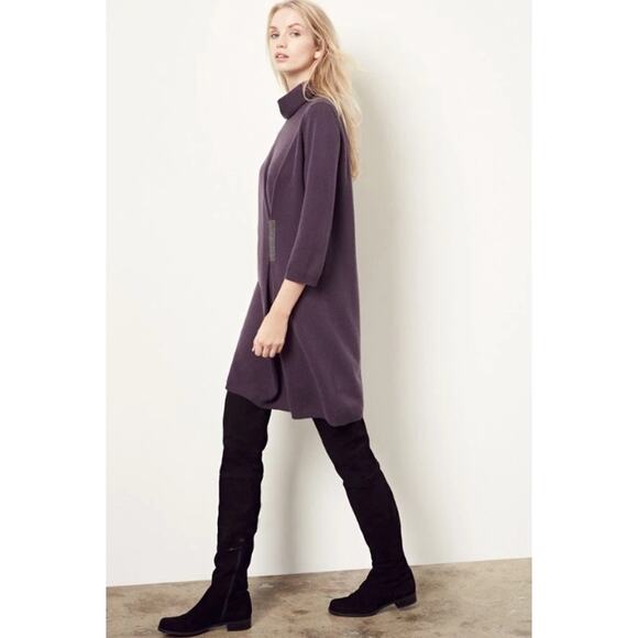 Stuart Weitzman Hilo Over the Knee Thigh High Boots Suede Leather Flat, Black - Picture 2 of 13